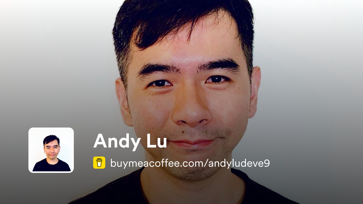 Andy Lu - Buymeacoffee