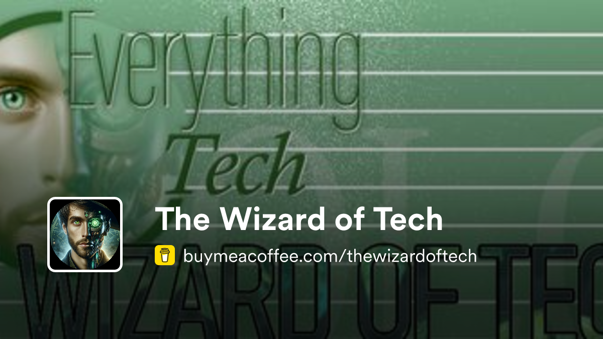 The Wizard of Tech - Buymeacoffee