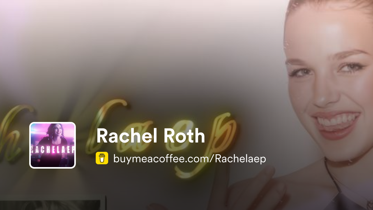 Rachel Roth - Buymeacoffee