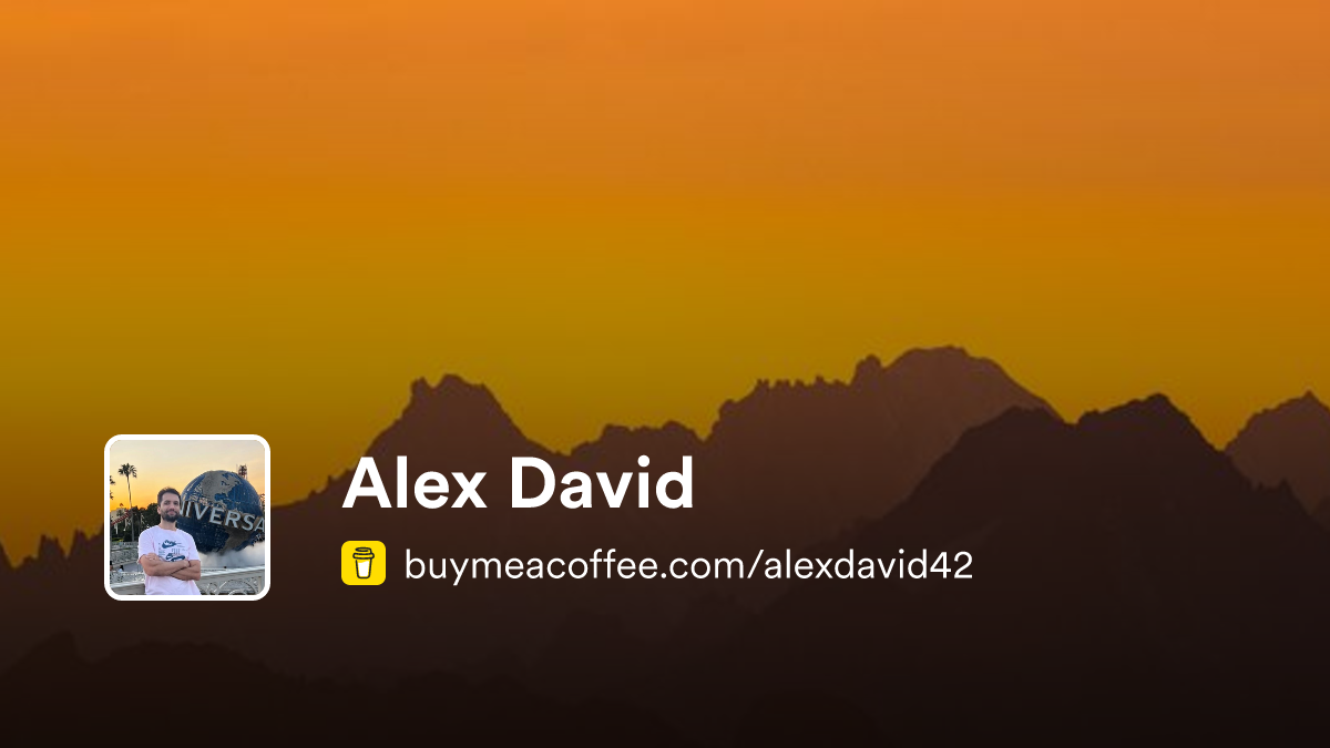 Alex David - Buymeacoffee