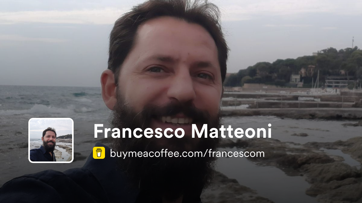 Francesco Matteoni - Buymeacoffee