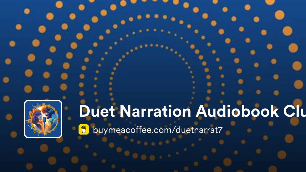 Duet Narration Audiobook Club's Shop Buy Me a Coffee Buymeacoffee
