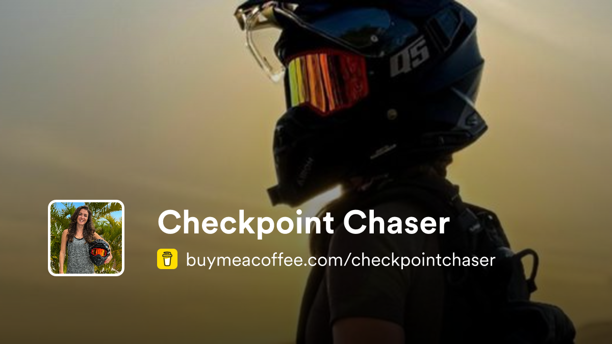 Checkpoint Chaser is Content! - Buymeacoffee