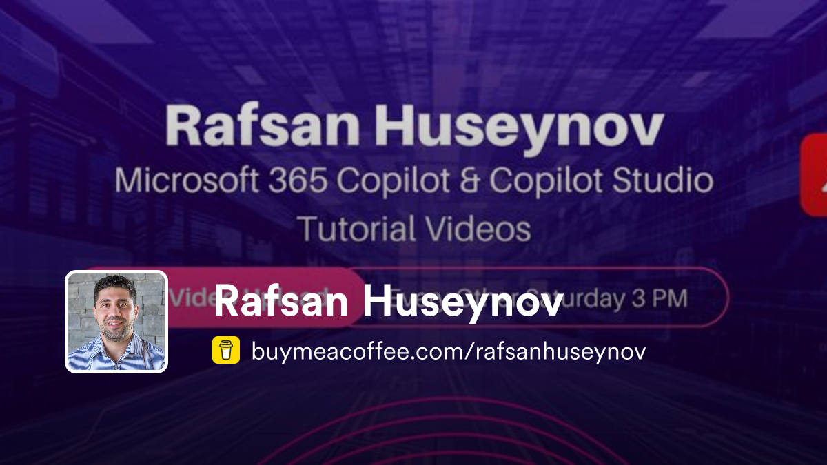 Rafsan Huseynov - Buymeacoffee