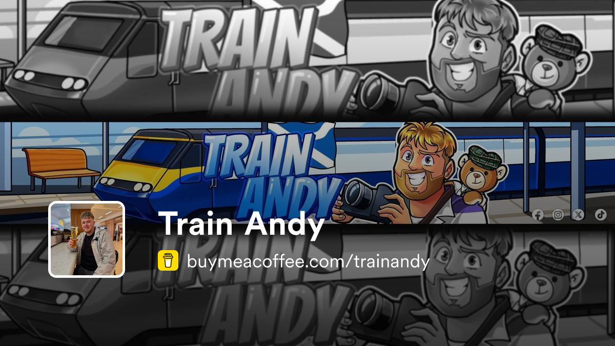 Train Andy is Railways and Travel - Buymeacoffee