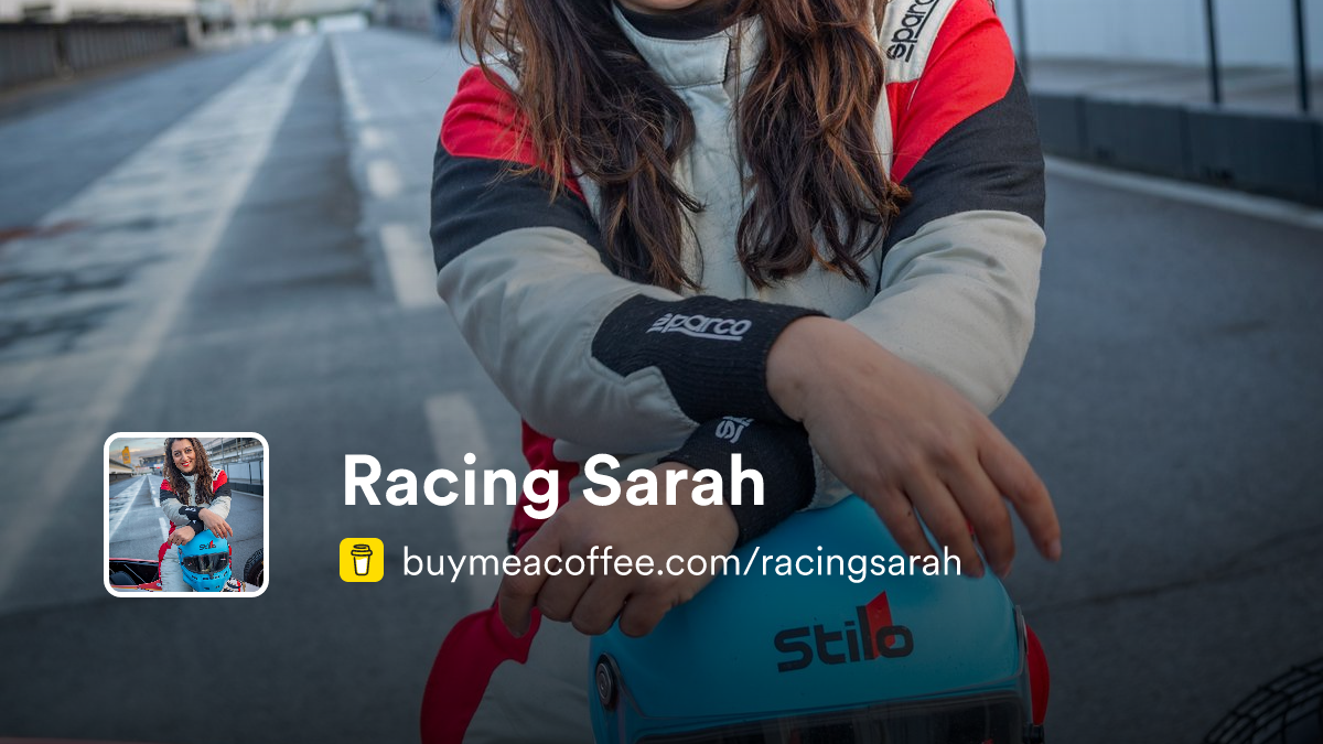 Racing Sarah - Buymeacoffee