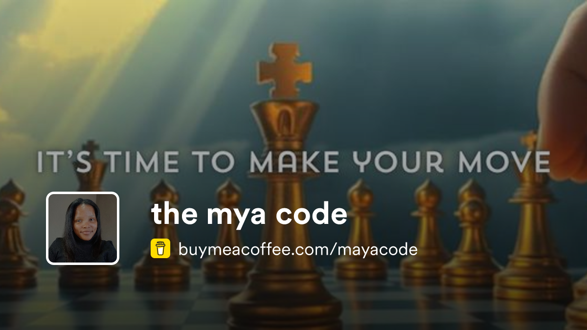 the mya code is I want to help you break out of systems - Buymeacoffee