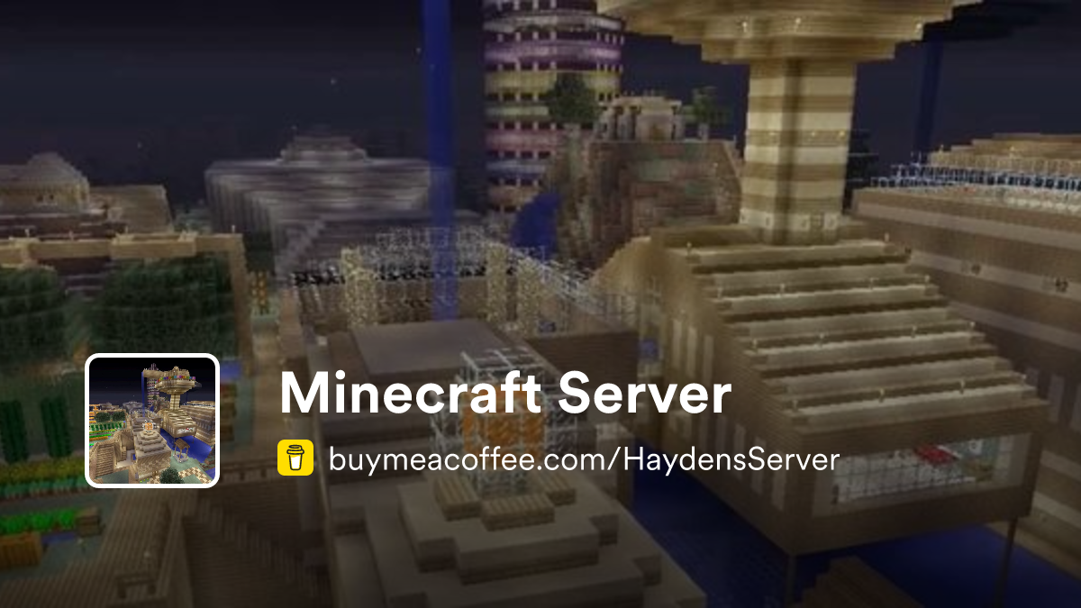 Minecraft Server - Buymeacoffee