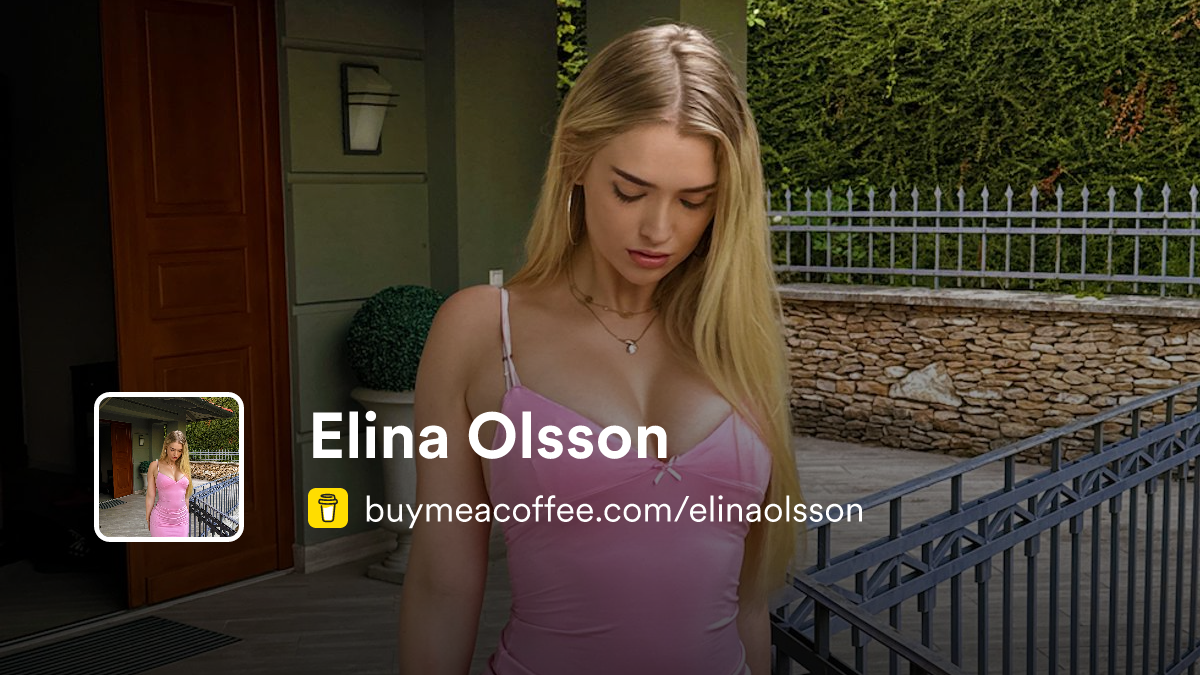 Elina Olsson - Buymeacoffee