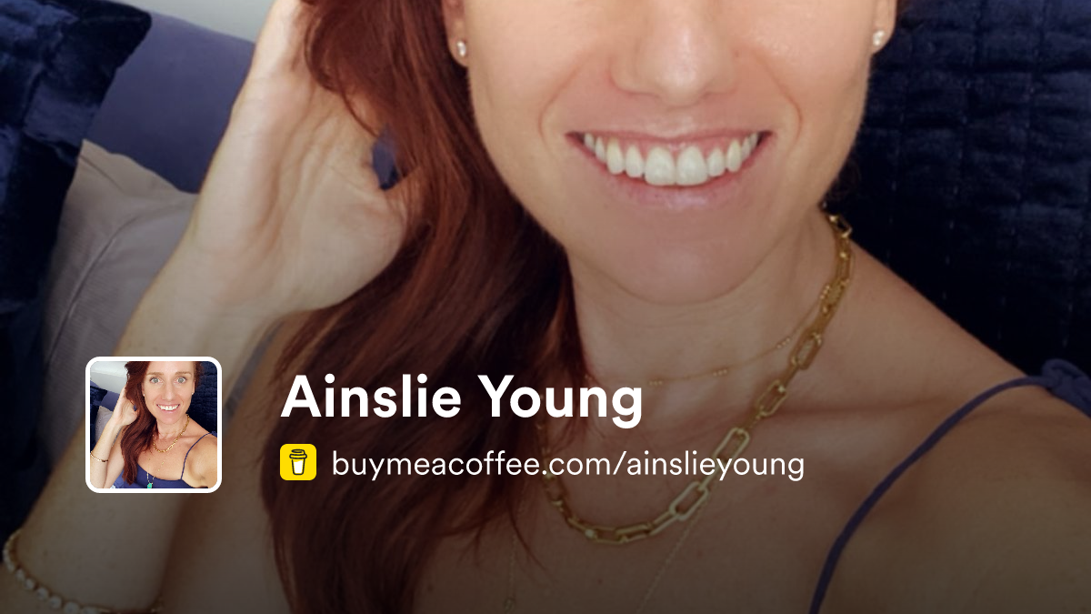 Ainslie Young is Heartfelt words over on Substack - Buymeacoffee