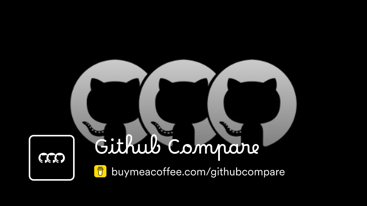 Github Compare - Buymeacoffee