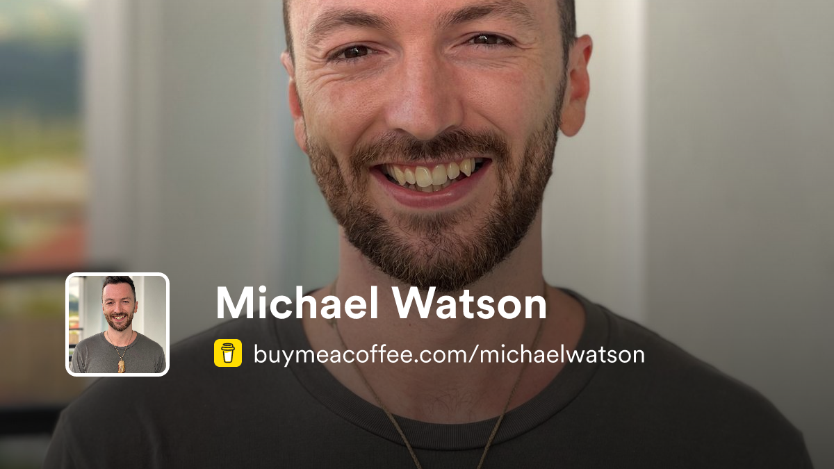 Michael Watson - Buymeacoffee