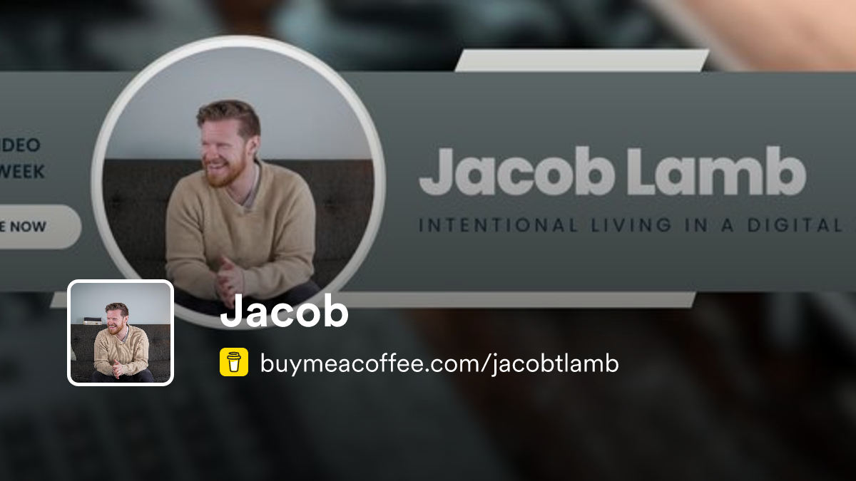 Jacob - Buymeacoffee