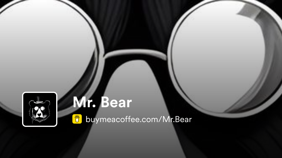 Mr. Bear - Buymeacoffee