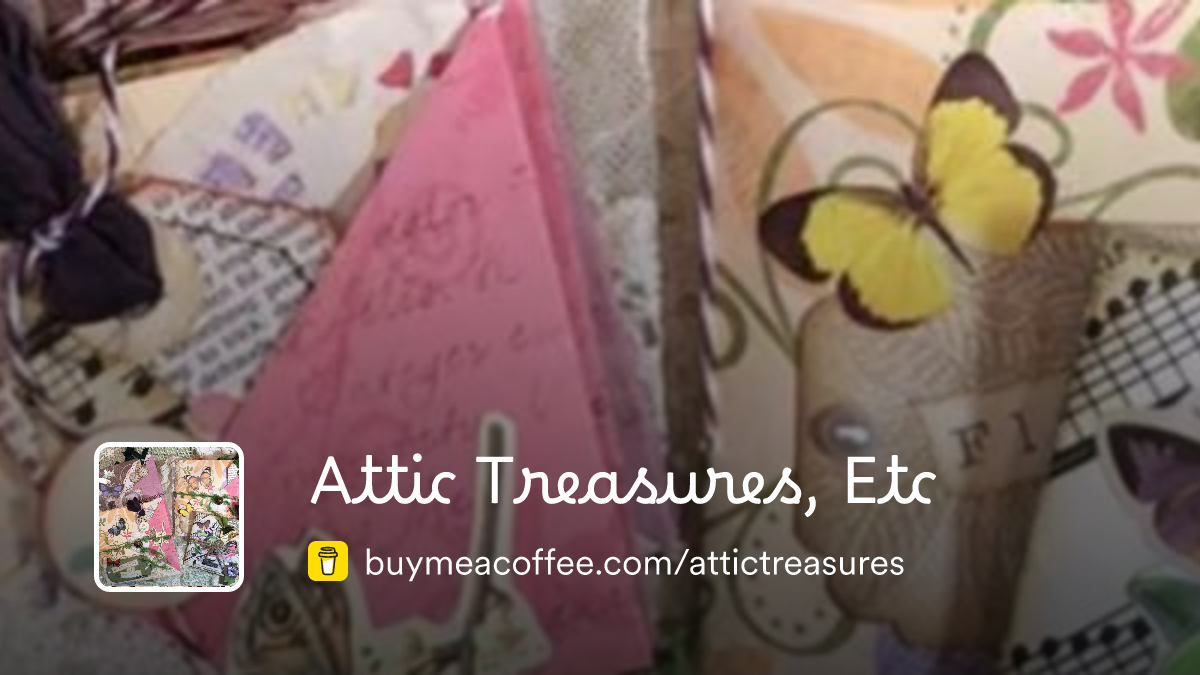 Attic Treasures, Etc is creating beautiful junk journals ...