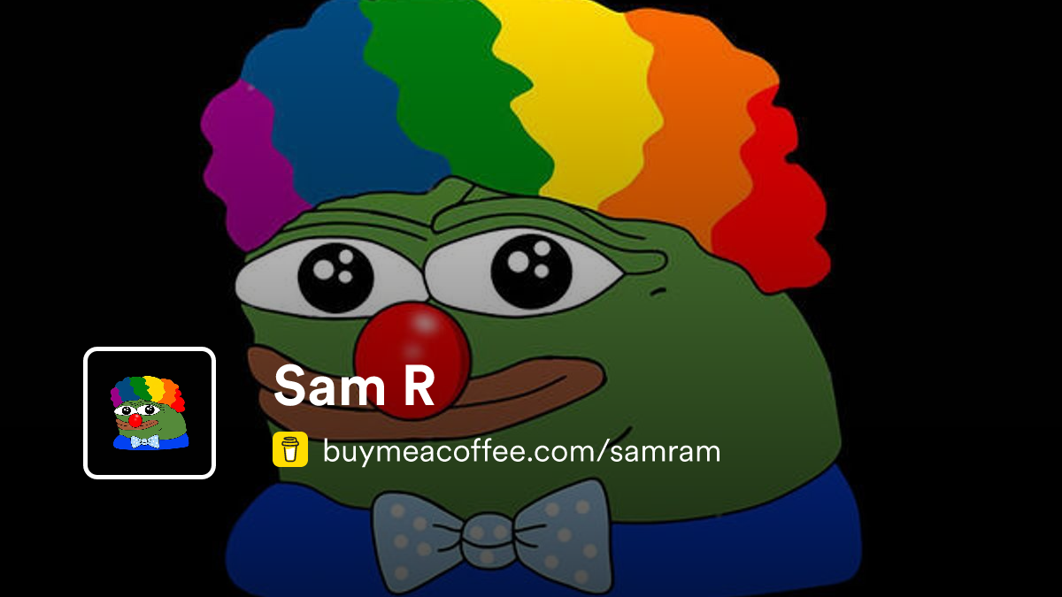 Sam R - Buymeacoffee