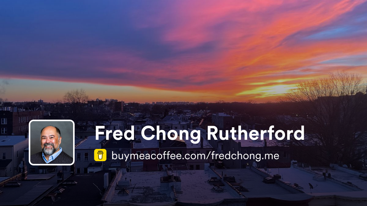 Fred Rutherford Events Fred Chong Rutherford - Buymeacoffee