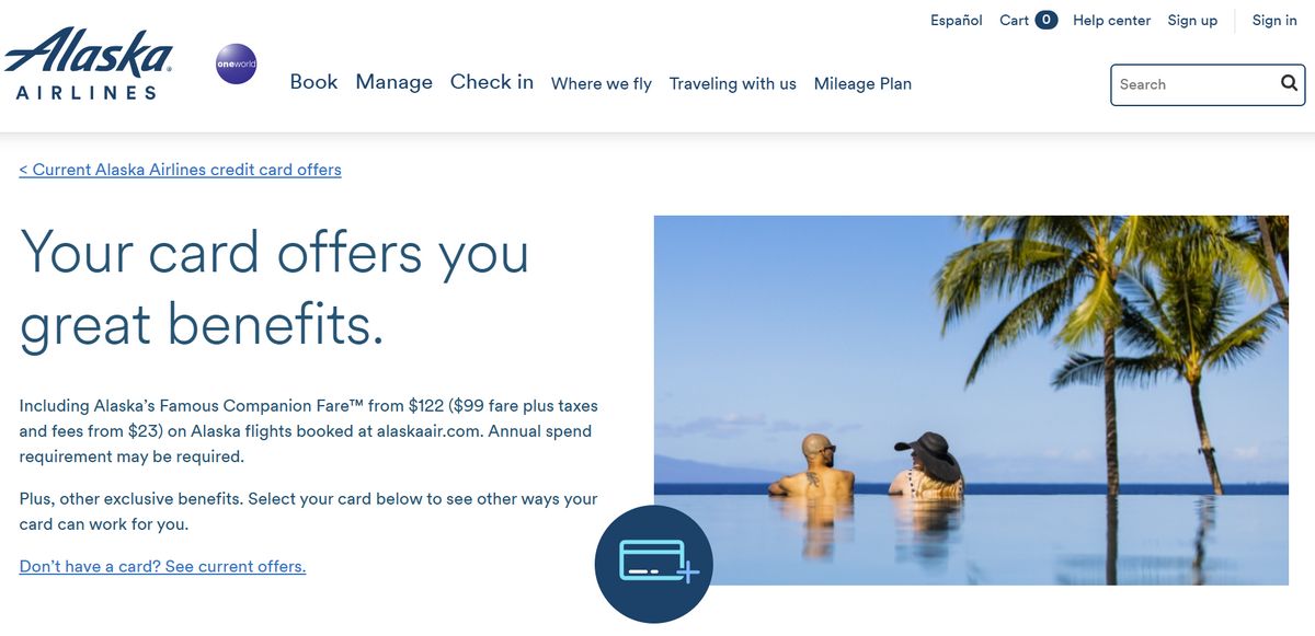 [Credit Card Basics ] ✈️ Alaska Airlines Companion Fare