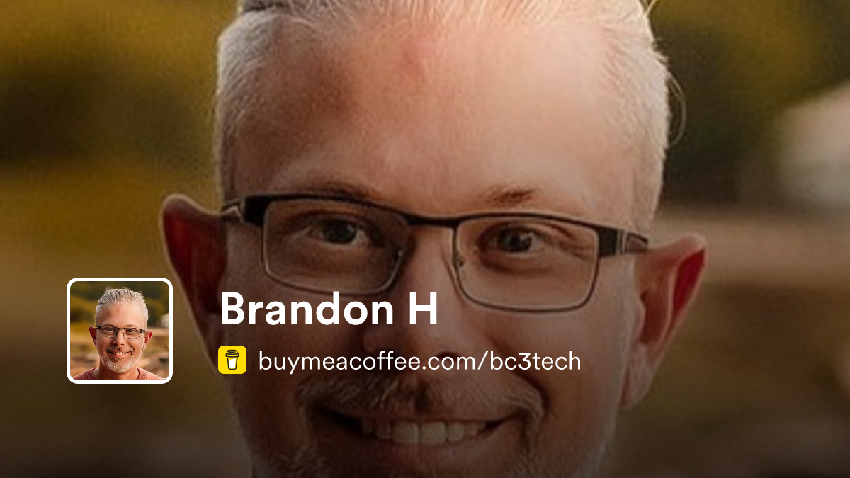 Brandon H - Buymeacoffee