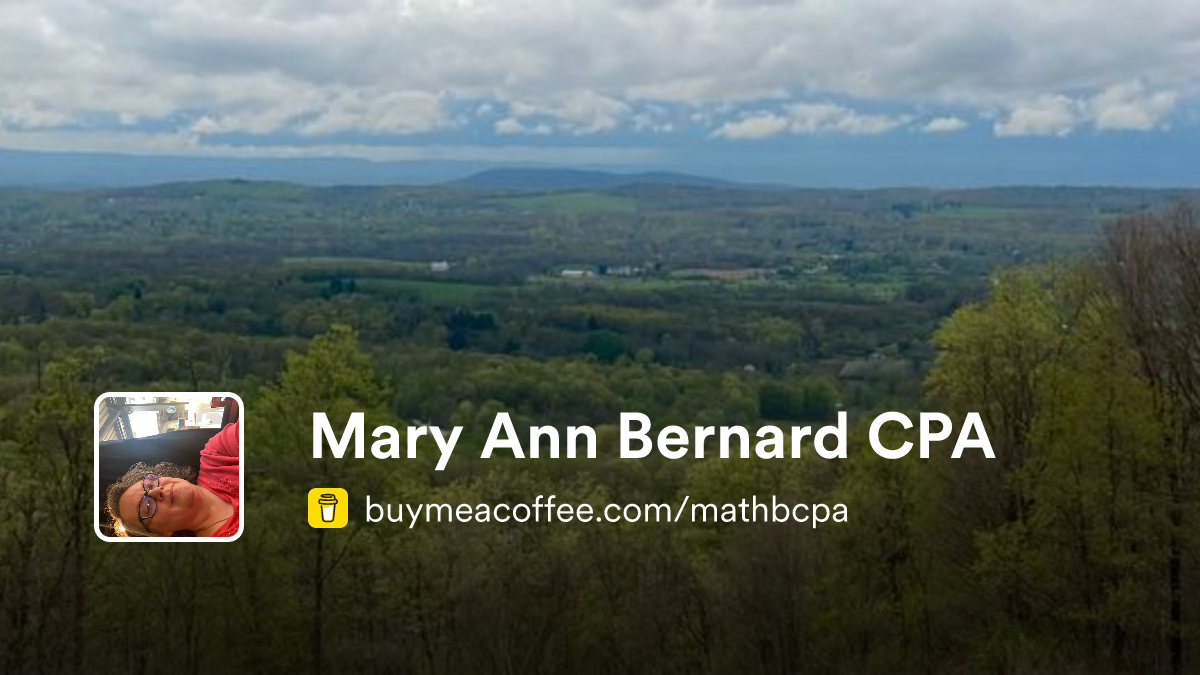 Mary Ann Bernard CPA is Scribbling on Substack - Buymeacoffee