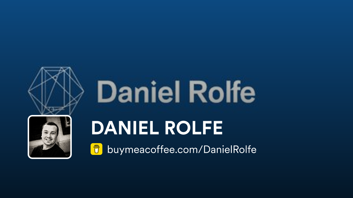 DANIEL ROLFE is Graphic Design - Buymeacoffee