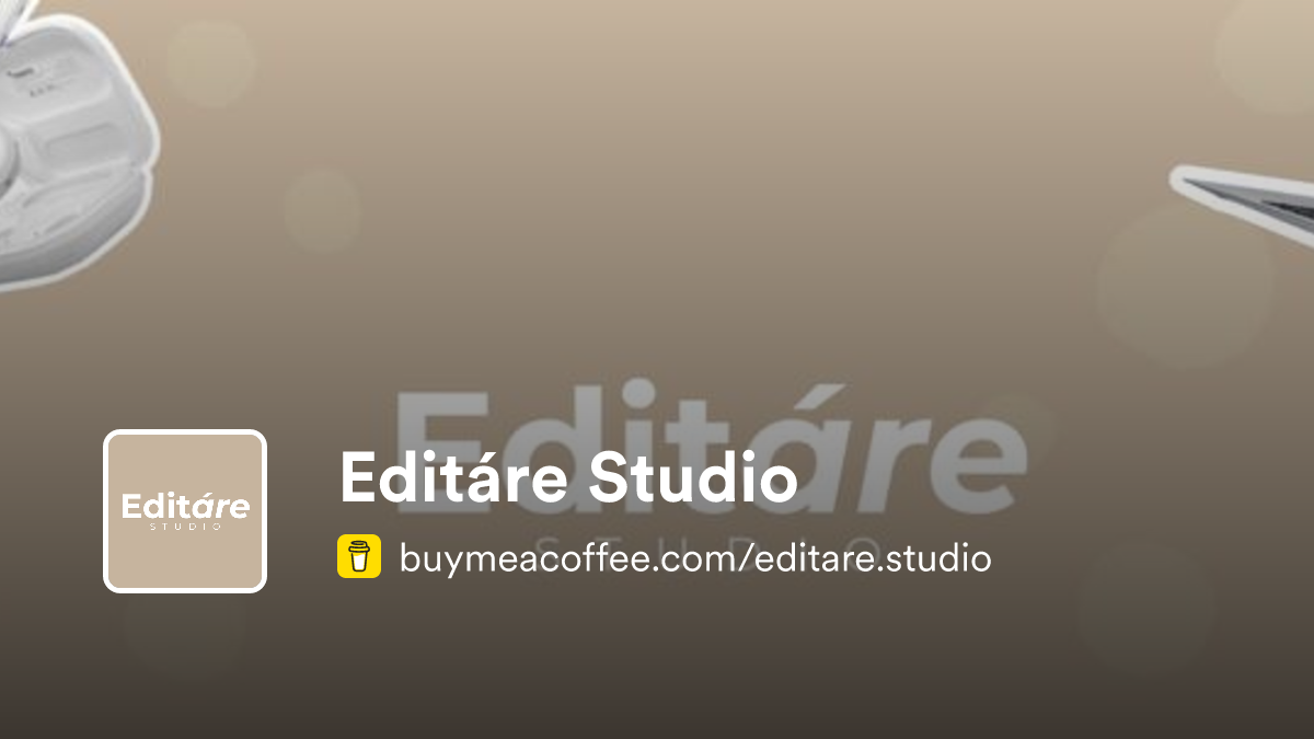 Editáre Studio - Buymeacoffee