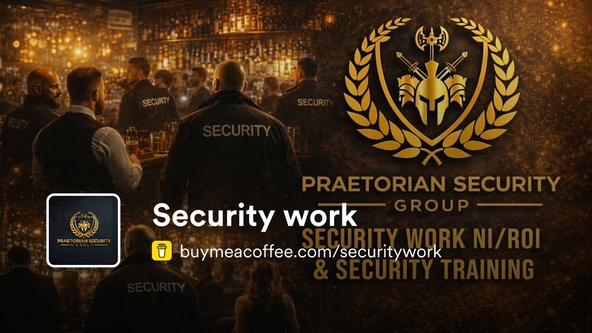 Security work - Buymeacoffee