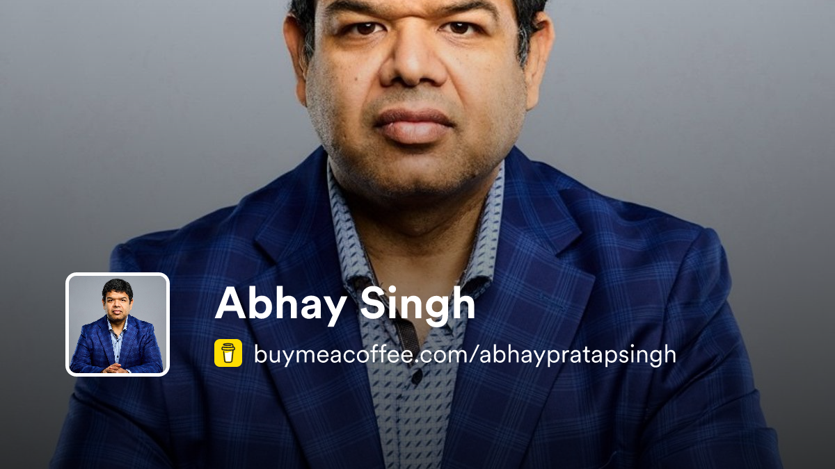Abhay Singh - Buymeacoffee