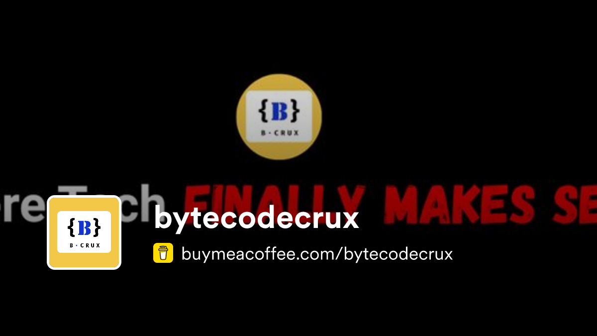 bytecodecrux is curious engineer who can't leave things alone 🧠 ...