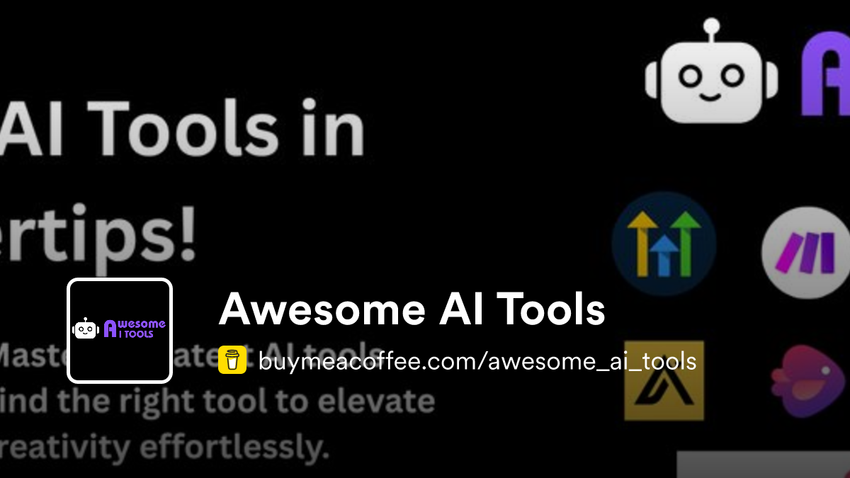 Awesome AI Tools - Buymeacoffee