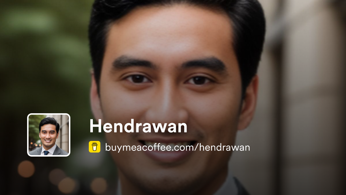 Hendrawan Buymeacoffee hendrawan-buymeacoffee