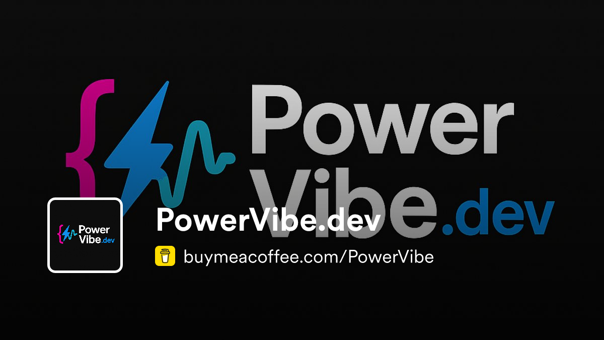 PowerVibe.dev - Buymeacoffee