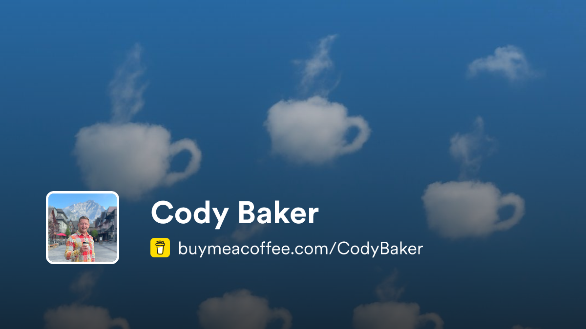 Cody Baker - Buymeacoffee