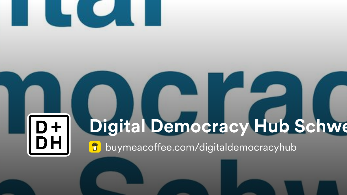 Digital Democracy Hub Schweiz - Buymeacoffee