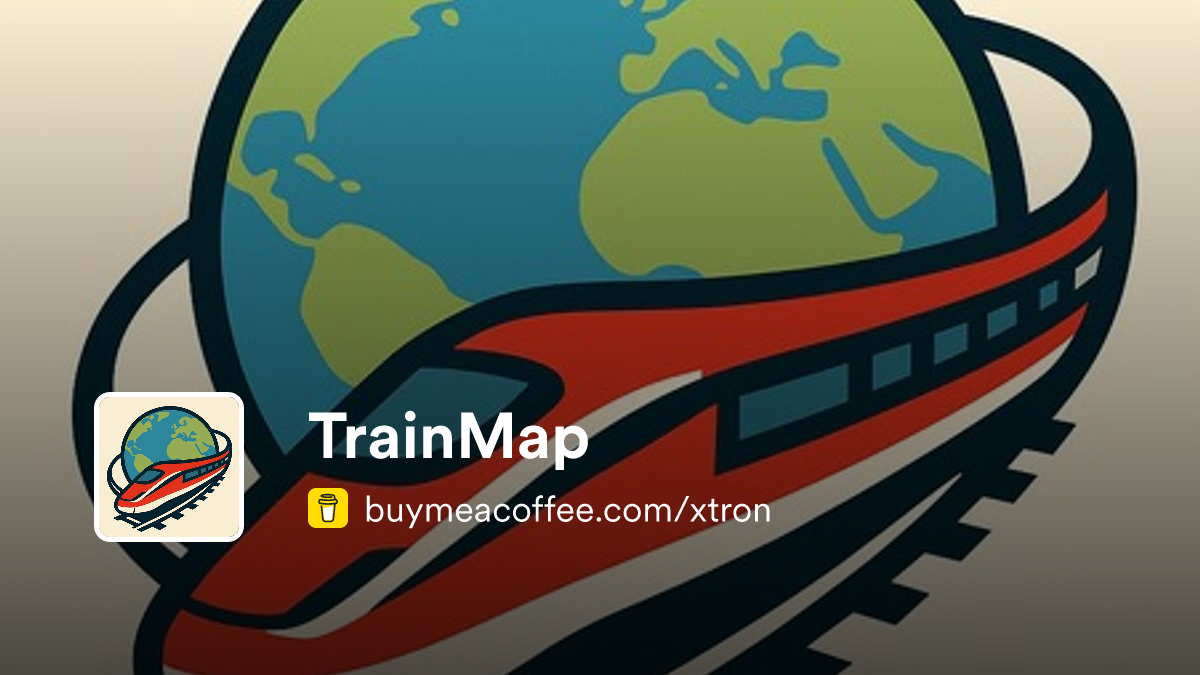 TrainMap is updating railways world wide map for trains fans - Buymeacoffee