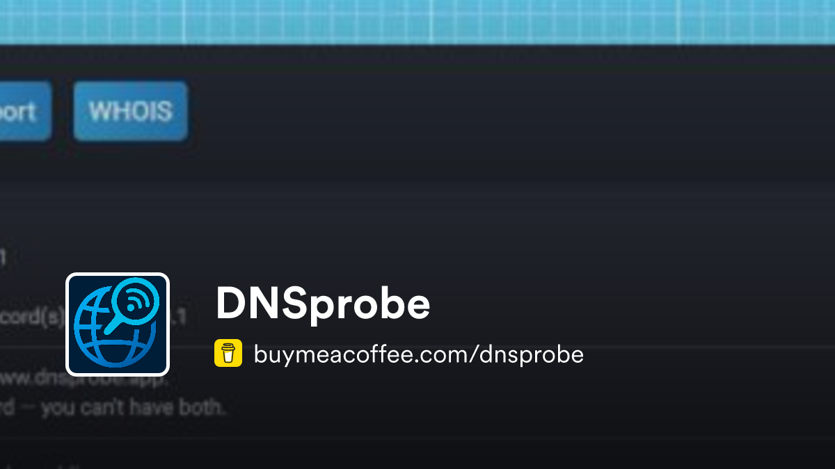 Membership | DNSprobe - Buymeacoffee