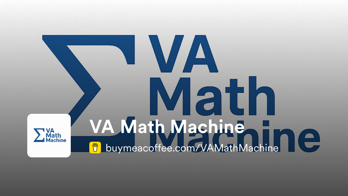 VA Math Machine - Buymeacoffee