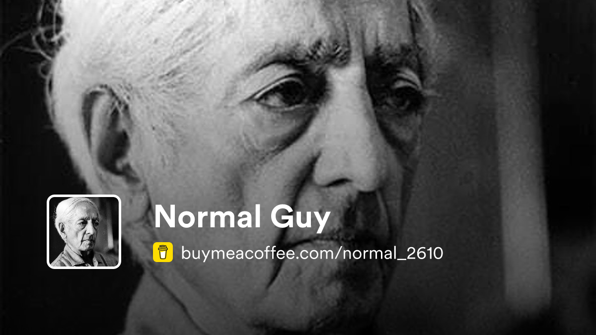 Normal Giy Normal Guy - Buymeacoffee