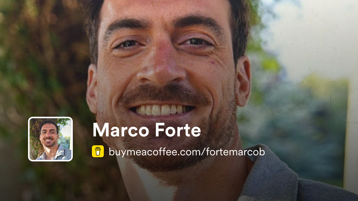Marco Forte Buymeacoffee marco-forte-buymeacoffee