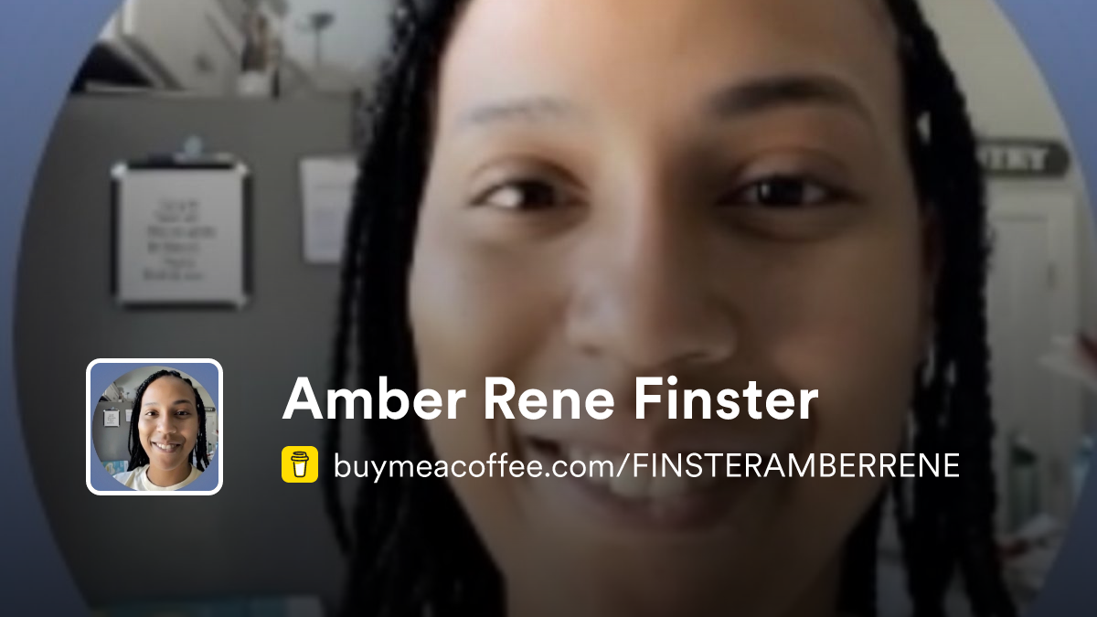 Amber Rene Finster - Buymeacoffee