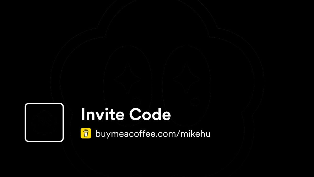 Invite Code - Buymeacoffee