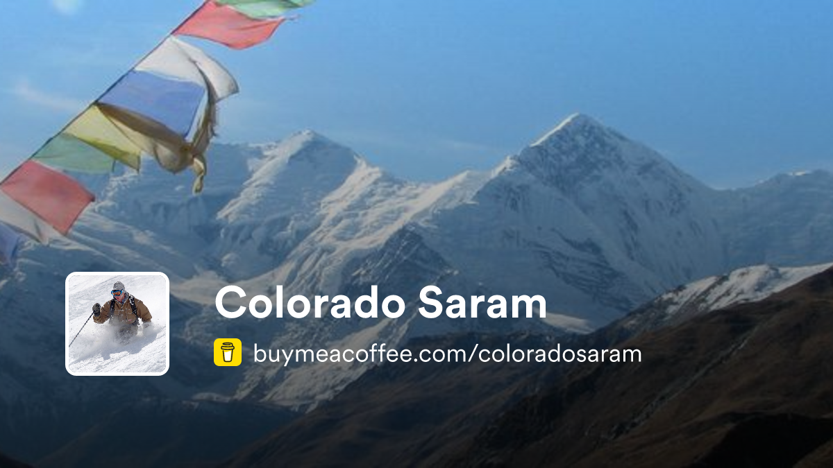 Saram R Colorado Saram - Buymeacoffee