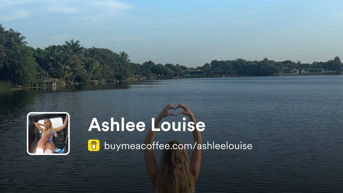 Ashlee Louise - Buymeacoffee