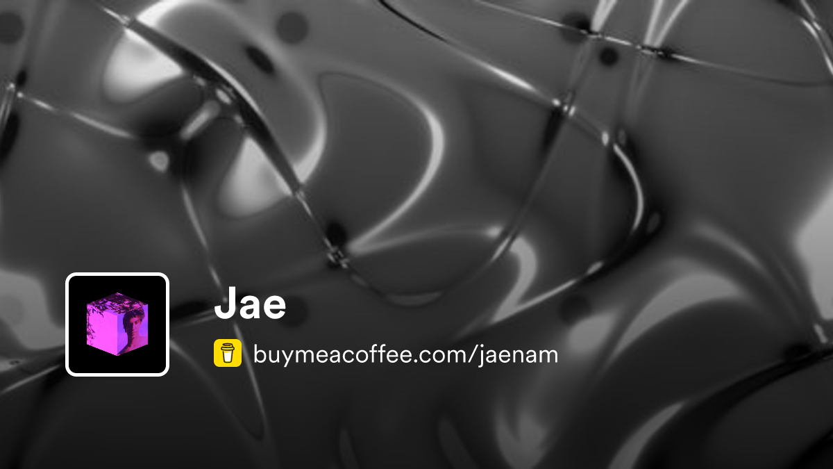 Jae is GLSL Shaders / Creative Coding / Tutorials - Buymeacoffee