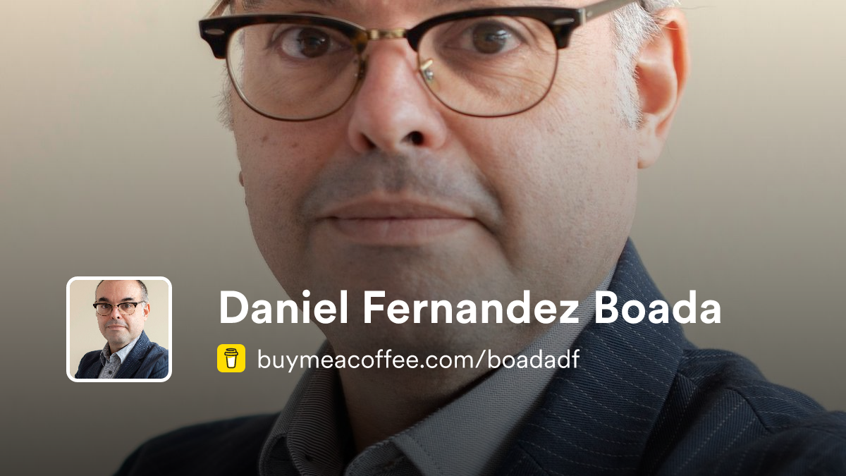 Daniel Fernandez Boada - Buymeacoffee