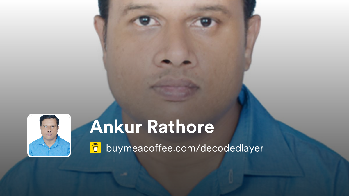 Ankur Rathore Buymeacoffee ankur-rathore-buymeacoffee