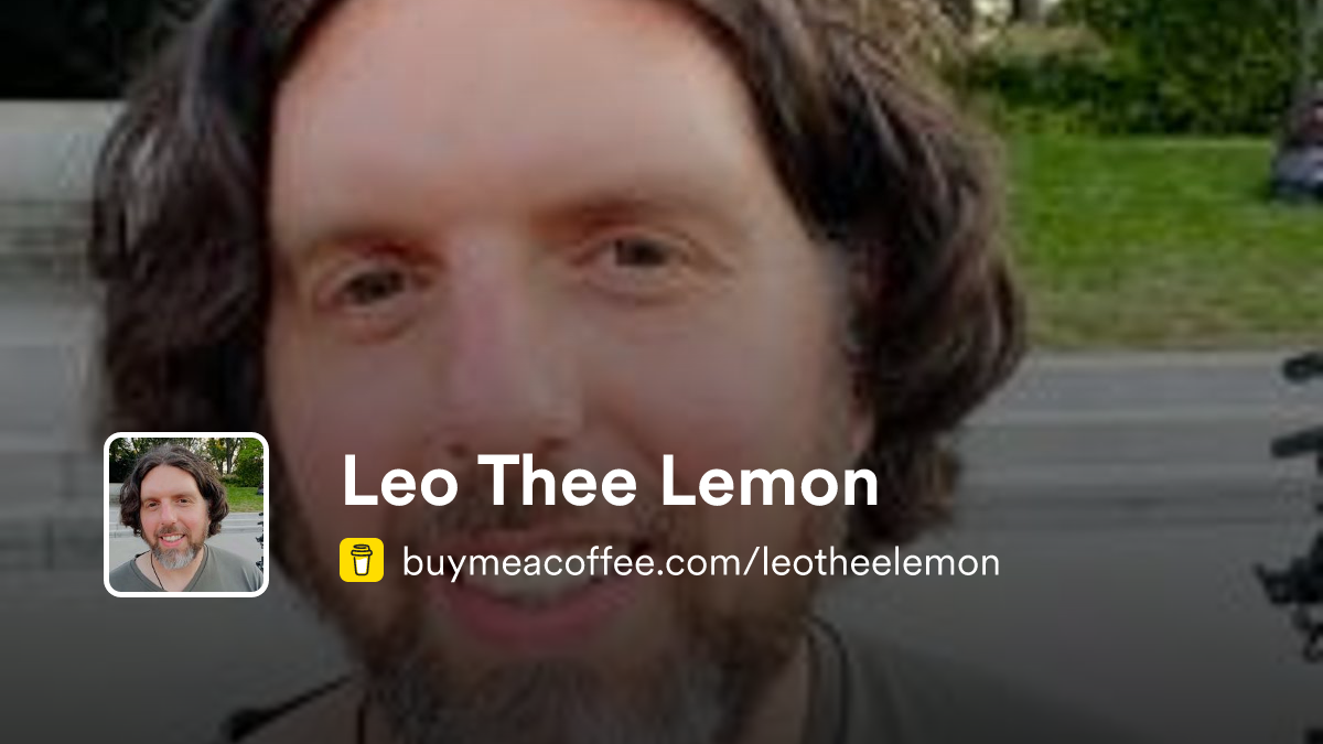 Leo Thee Lemon - Buymeacoffee