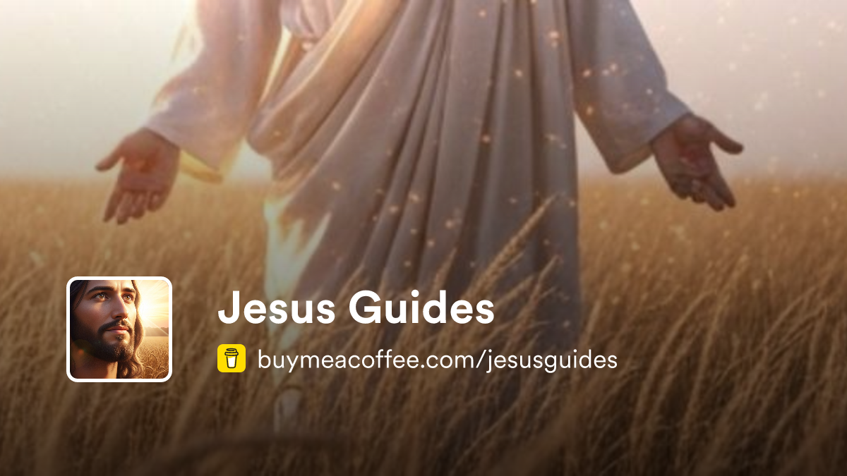 Jesus Guides - Buymeacoffee
