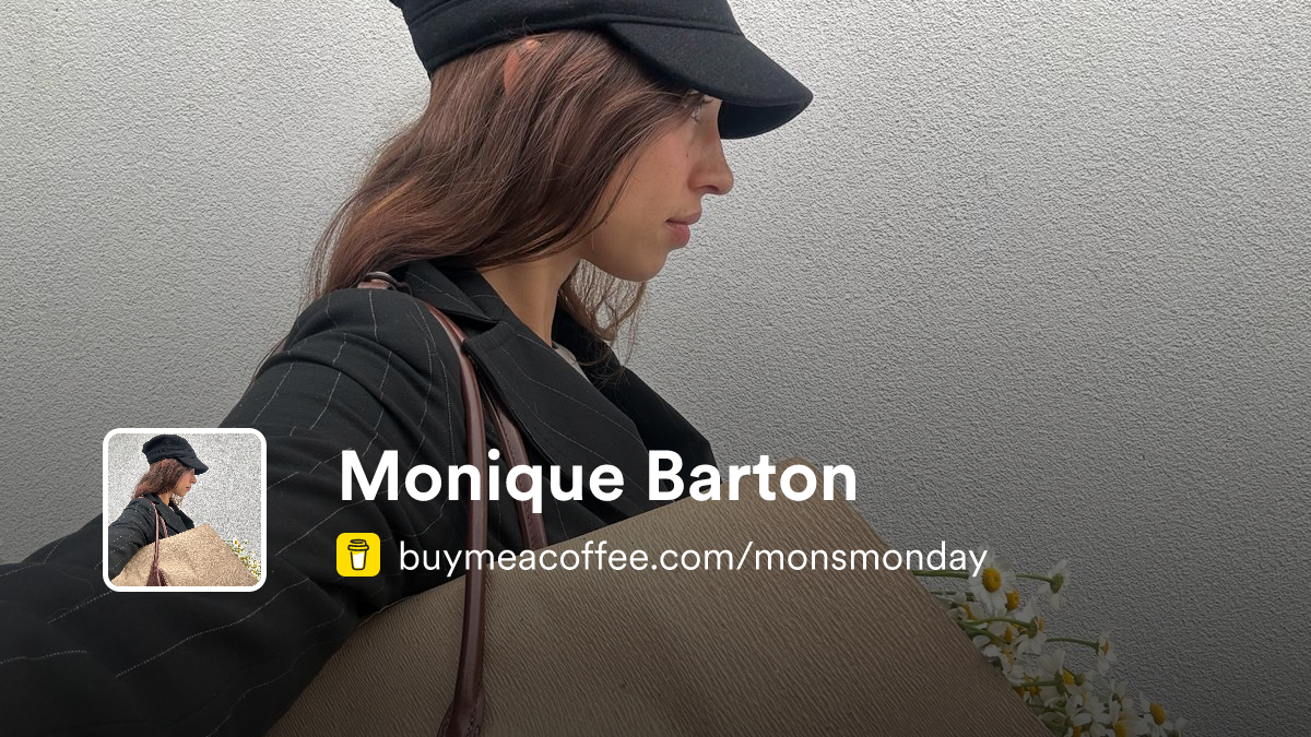 Membership | Monique Barton - Buymeacoffee