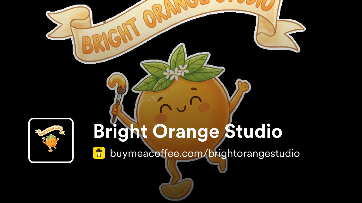 Orange R Studio Bright Orange Studio - Buymeacoffee
